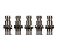 Quick Coupling Plug, Nickel-Plated Brass, 35bar, 100°C, G1/8" Pack of 5 pieces